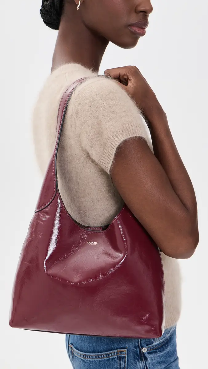 Coach Glazed Leather Brooklyn Shoulder Bag 28 | Thumbnail 3 Coach Glazed Leather Brooklyn Shoulder Bag 28 | Thumbnail 3