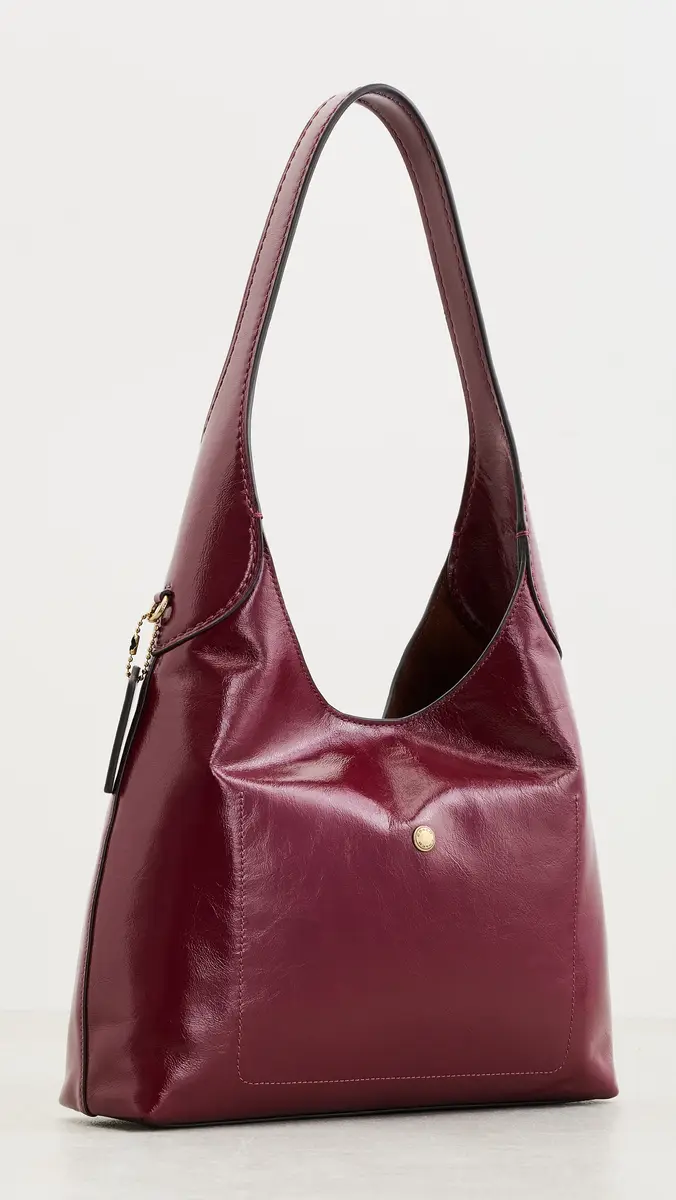 Coach Glazed Leather Brooklyn Shoulder Bag 28 | Thumbnail 4 Coach Glazed Leather Brooklyn Shoulder Bag 28 | Thumbnail 4