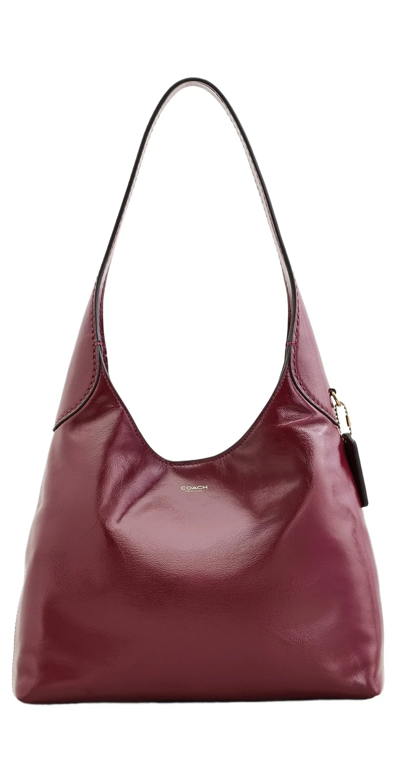 Glazed Leather Brooklyn Shoulder Bag 28