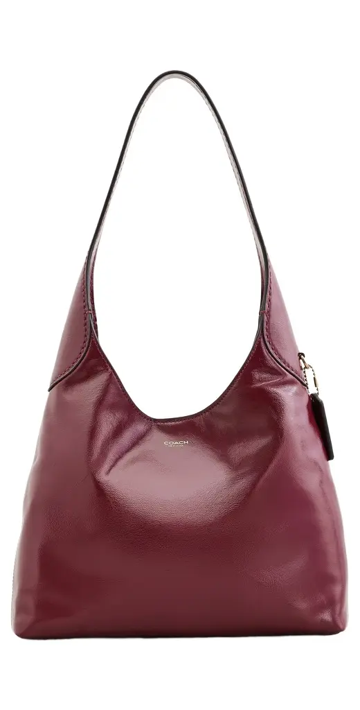 Coach Glazed Leather Brooklyn Shoulder Bag 28