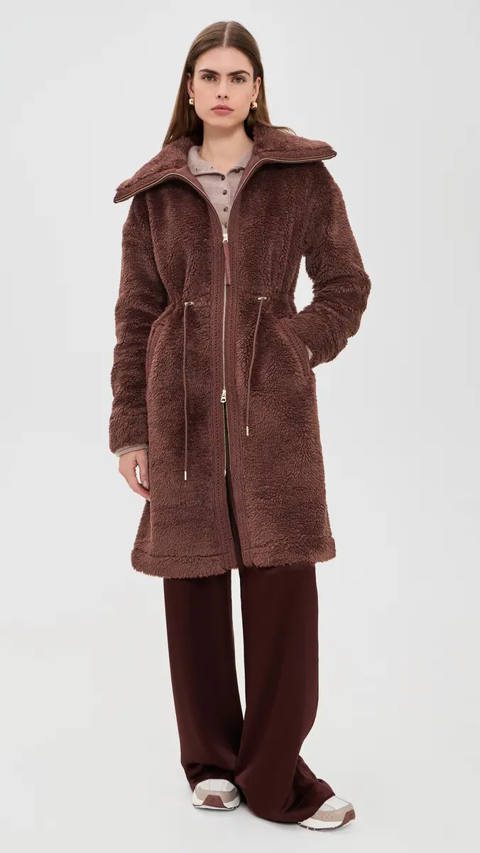 Varley Bennet Long Sherpa Coat | Thumbnail 2 Varley Bennet Long Sherpa Coat | Thumbnail 2