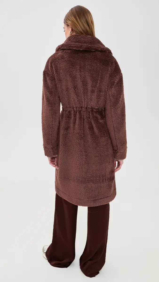 Varley Bennet Long Sherpa Coat | Thumbnail 3 Varley Bennet Long Sherpa Coat | Thumbnail 3