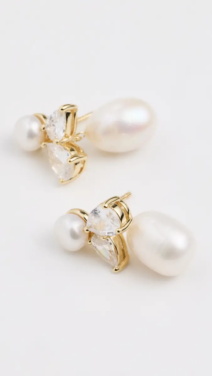Shashi Cecillia Pearl Earrings | Thumbnail 4