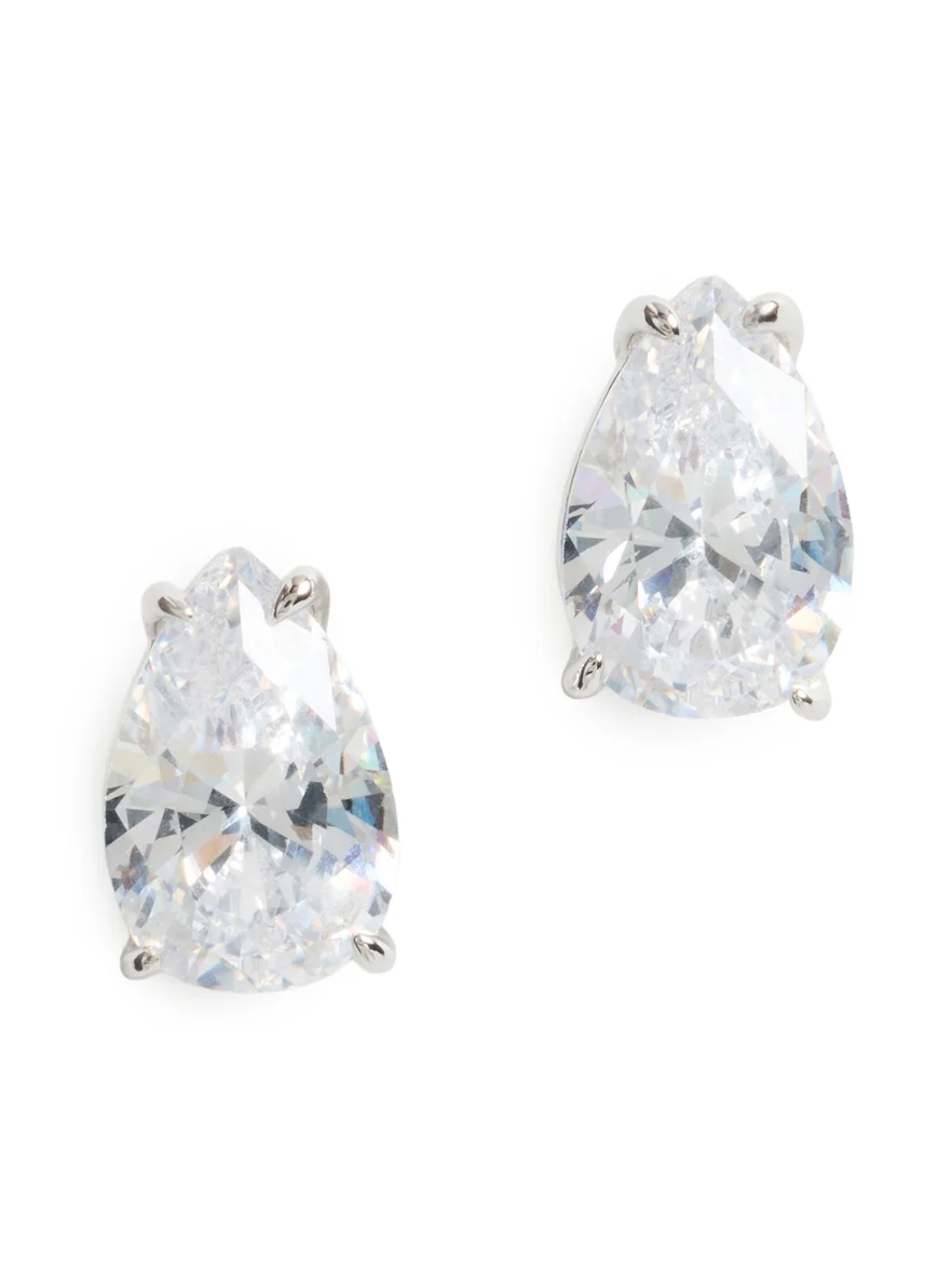 Pear Diamond Stud Earrings Pear Diamond Stud Earrings