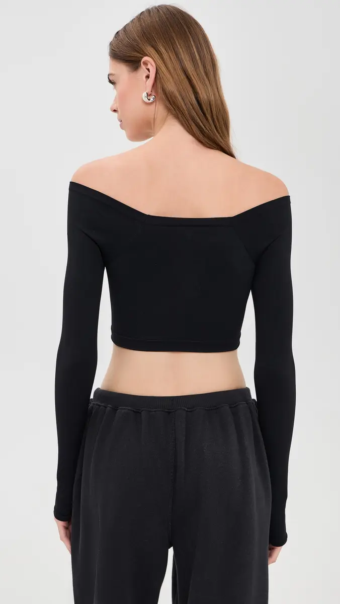 FP Movement High Plank Off Shoulder Layer Tee | Thumbnail 3
