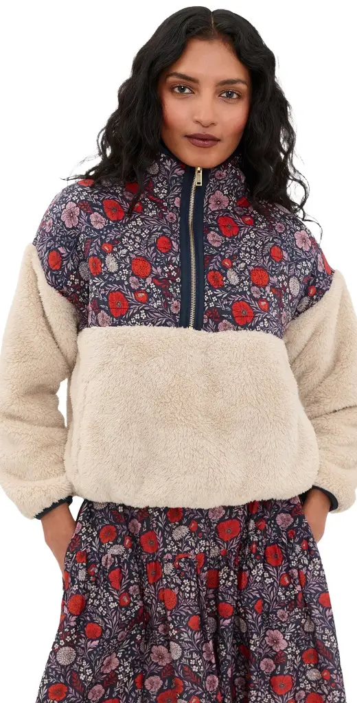 Birds of Paradis Casey Quarter Zip Pullover