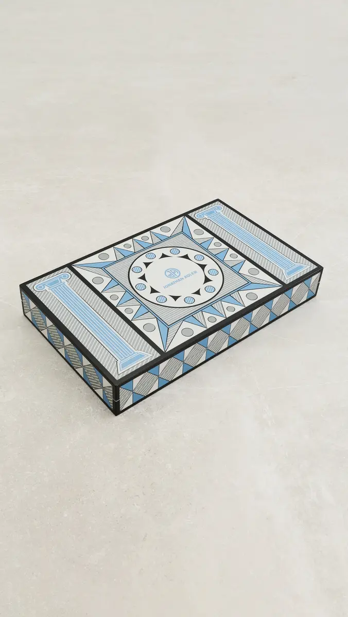 Jonathan Adler Soleil Backgammon Set Blue | Thumbnail 2 Jonathan Adler Soleil Backgammon Set Blue | Thumbnail 2