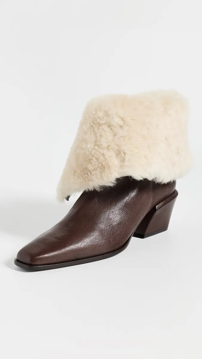Paris Texas Bettina Leather Winter Ankle Boots | Thumbnail 2 Paris Texas Bettina Leather Winter Ankle Boots | Thumbnail 2