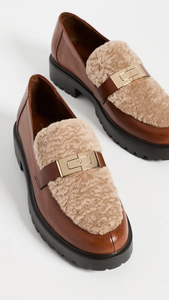 Tory Burch Leelee Shearling Lug Loafers | Thumbnail 5