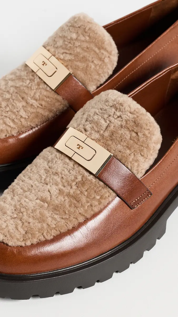 Tory Burch Leelee Shearling Lug Loafers | Thumbnail 6