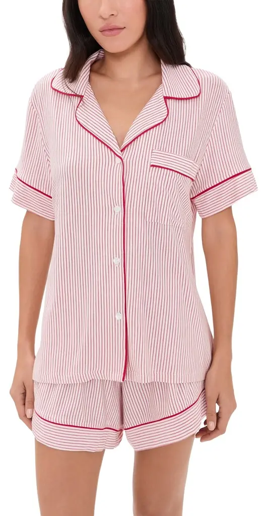 Eberjey Gisele Printed Short Pajama Set