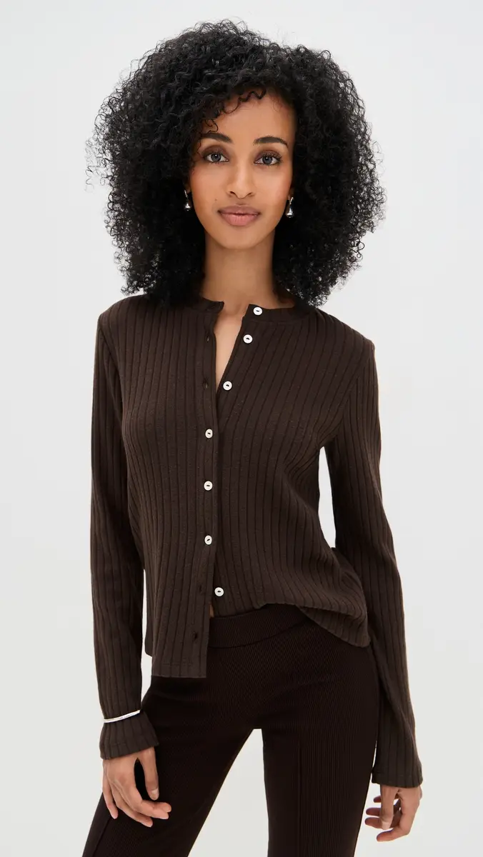 DONNI. DONNI. The Sweater Rib Cardi | Thumbnail 2