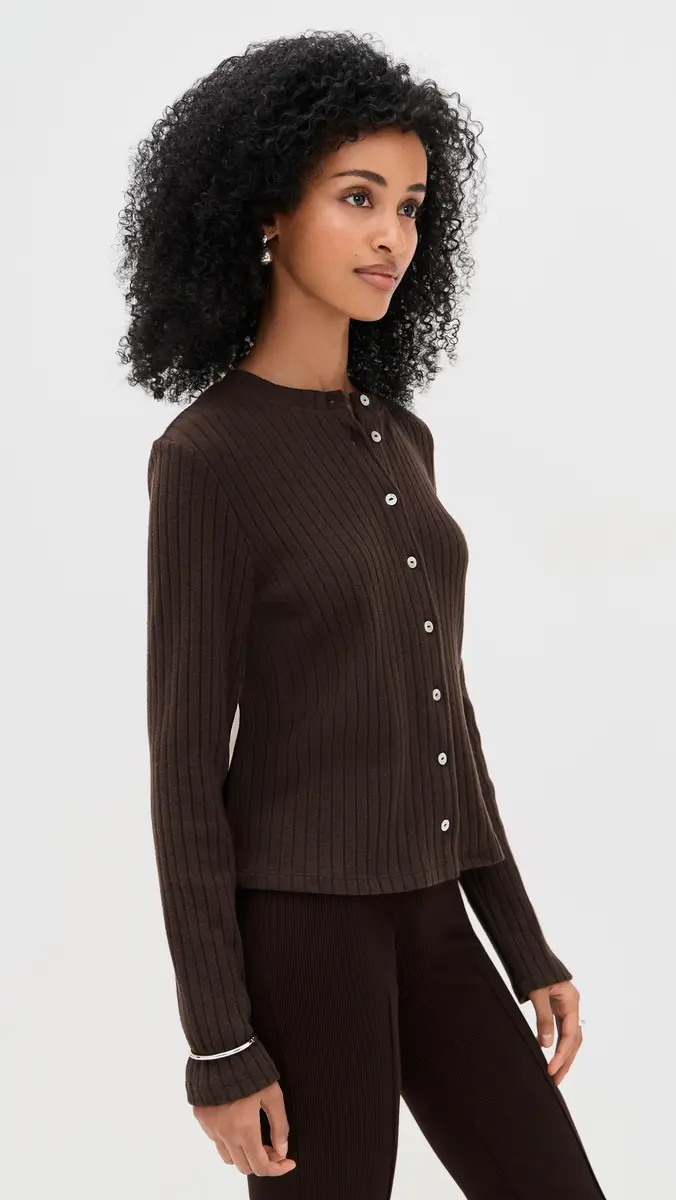 DONNI. DONNI. The Sweater Rib Cardi | Thumbnail 4