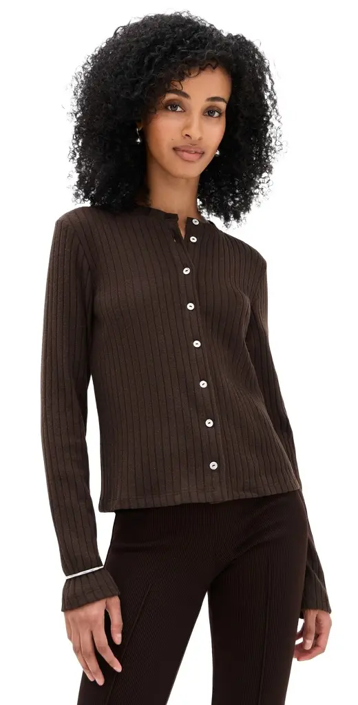 DONNI. The Sweater Rib Cardi DONNI. The Sweater Rib Cardi