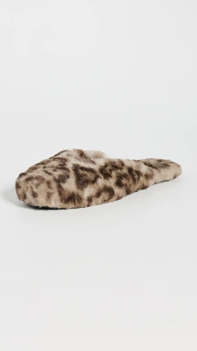 Apparis Demi Leopard Mule Slippers | Thumbnail 2 Apparis Demi Leopard Mule Slippers | Thumbnail 2