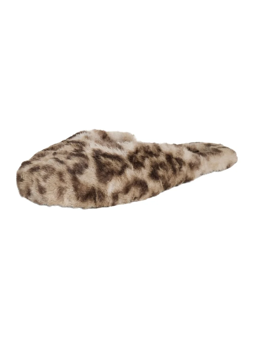 Apparis Demi Leopard Mule Slippers