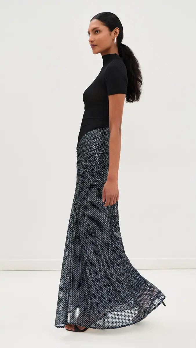 Christopher Esber Opaline Sequin Fusion Ruched Tee Gown | Thumbnail 4 Christopher Esber Opaline Sequin Fusion Ruched Tee Gown | Thumbnail 4