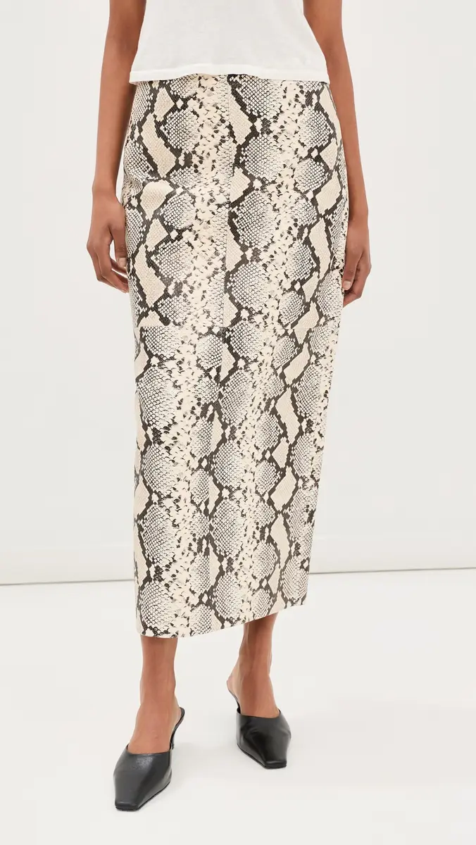 RÓHE High Waist Snakeskin Skirt | Thumbnail 2 RÓHE High Waist Snakeskin Skirt | Thumbnail 2