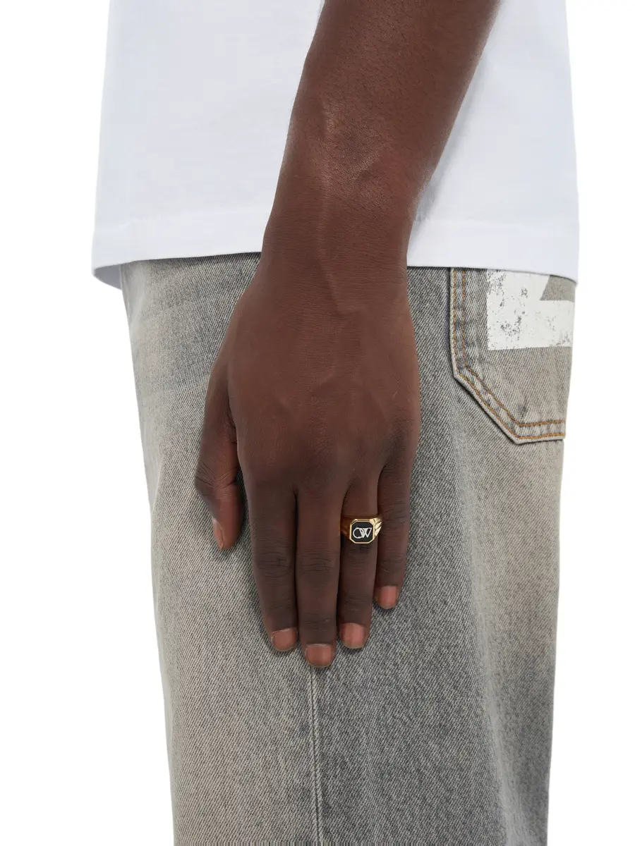 Off-White OW Monogram Signet Ring | Thumbnail 2