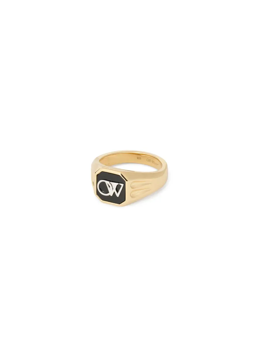 Off-White OW Monogram Signet Ring | Thumbnail 3