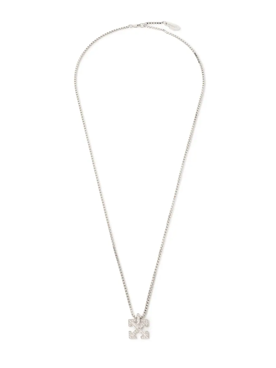 Off-White Arrow Diamond Pendant Necklace | Thumbnail 2 Off-White Arrow Diamond Pendant Necklace | Thumbnail 2