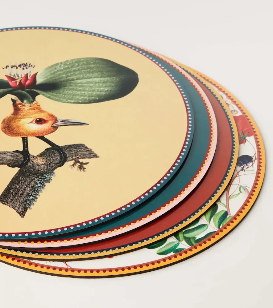 La DoubleJ Flying Friends set of 4 placemats | Thumbnail 2