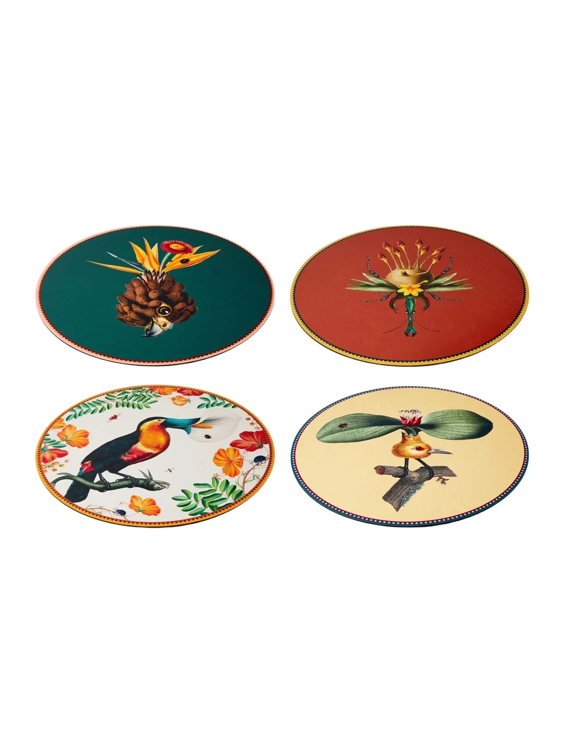 La DoubleJ Flying Friends set of 4 placemats