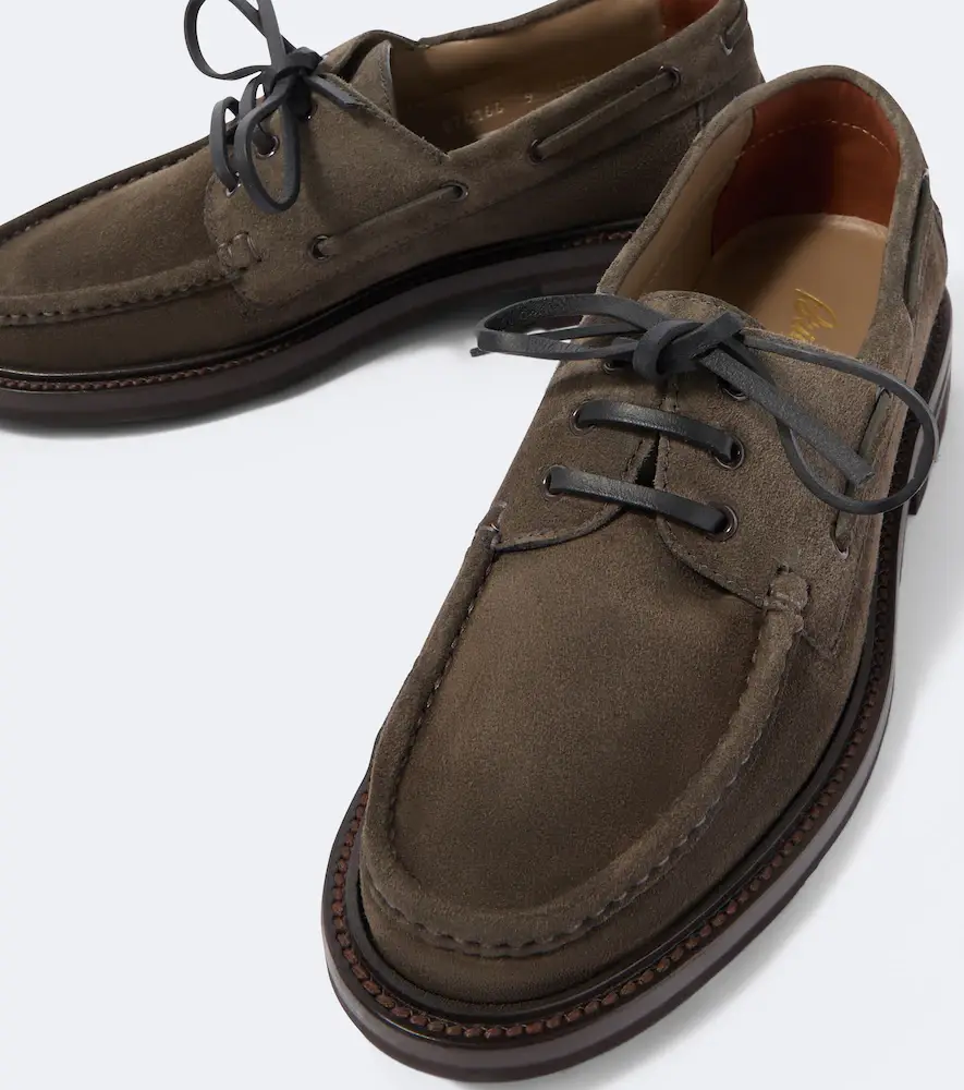Brioni Suede boat shoes | Thumbnail 7 Brioni Suede boat shoes | Thumbnail 7