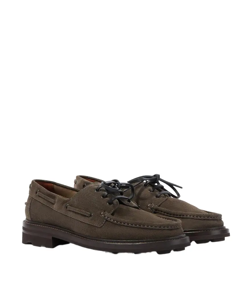 Brioni Suede boat shoes