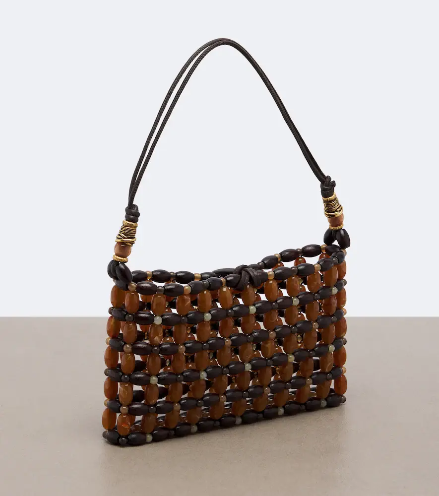 Saint Laurent Cassandre beaded shoulder bag | Thumbnail 2 Saint Laurent Cassandre beaded shoulder bag | Thumbnail 2