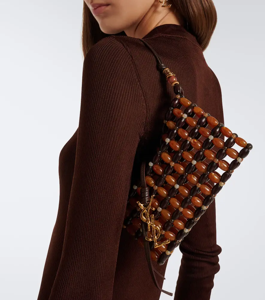 Saint Laurent Cassandre beaded shoulder bag | Thumbnail 5 Saint Laurent Cassandre beaded shoulder bag | Thumbnail 5