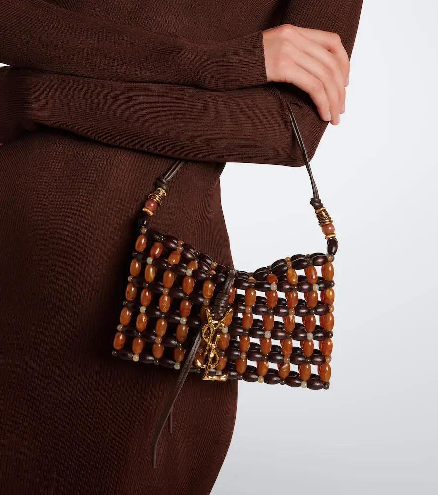 Saint Laurent Cassandre beaded shoulder bag | Thumbnail 6 Saint Laurent Cassandre beaded shoulder bag | Thumbnail 6