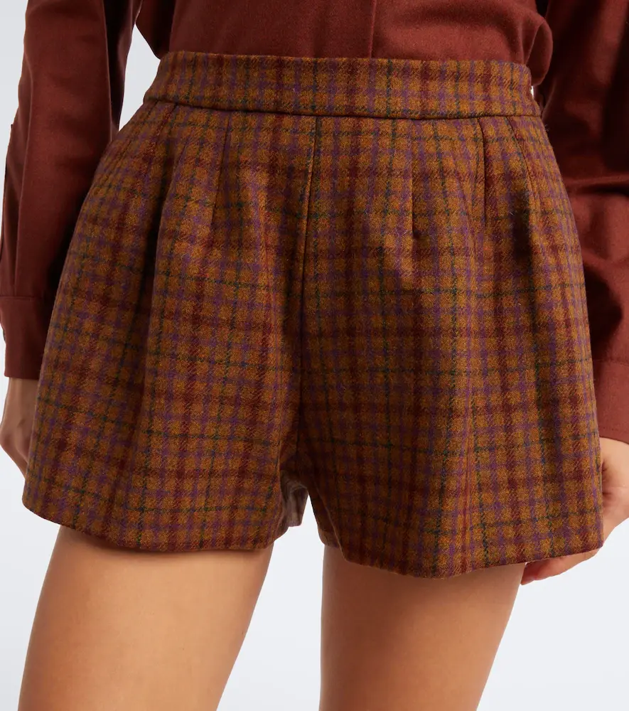 Blazé Milano Blazé Milano Tinker checked virgin wool shorts | Thumbnail 5