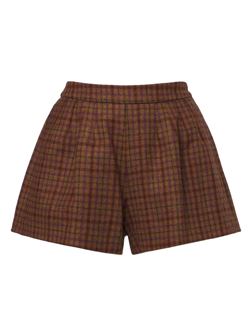 Blazé Milano Blazé Milano Tinker checked virgin wool shorts
