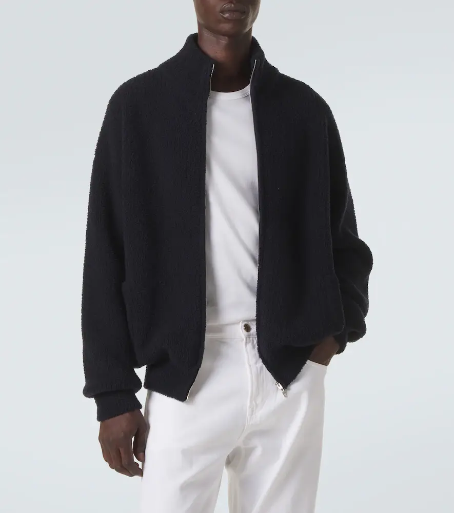UMIT BENAN Suvretta wool-blend zip-up cardigan | Thumbnail 4 UMIT BENAN Suvretta wool-blend zip-up cardigan | Thumbnail 4