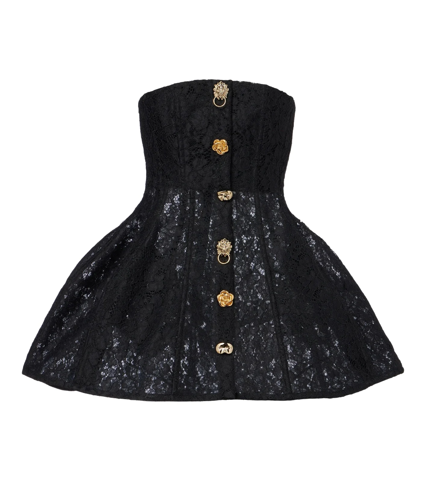 Embellished lace bustier dress Embellished lace bustier dress