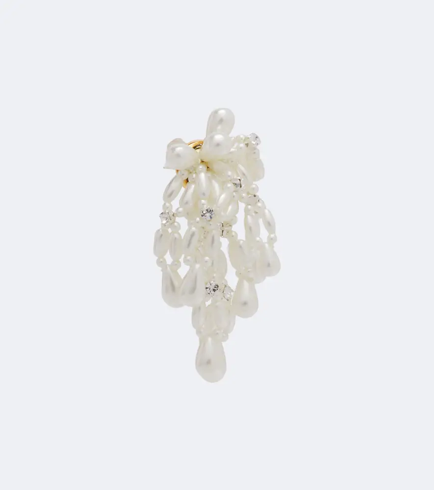 Simone Rocha Crystal-embellished drop earrings | Thumbnail 2
