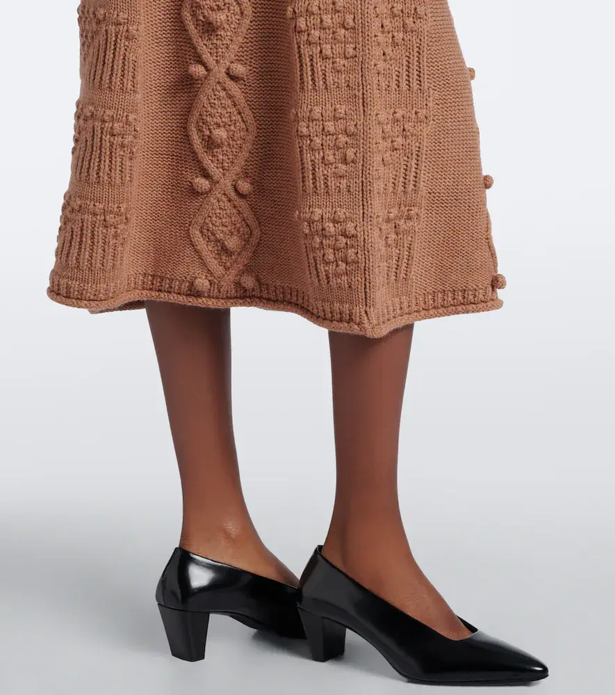 Emilia Wickstead Koda cable-knit wool skirt | Thumbnail 3 Emilia Wickstead Koda cable-knit wool skirt | Thumbnail 3