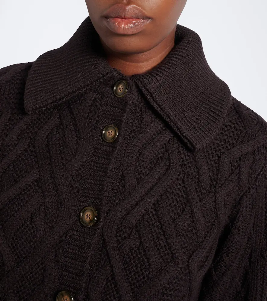 Emilia Wickstead Brinkley cable-knit wool cardigan | Thumbnail 2 Emilia Wickstead Brinkley cable-knit wool cardigan | Thumbnail 2