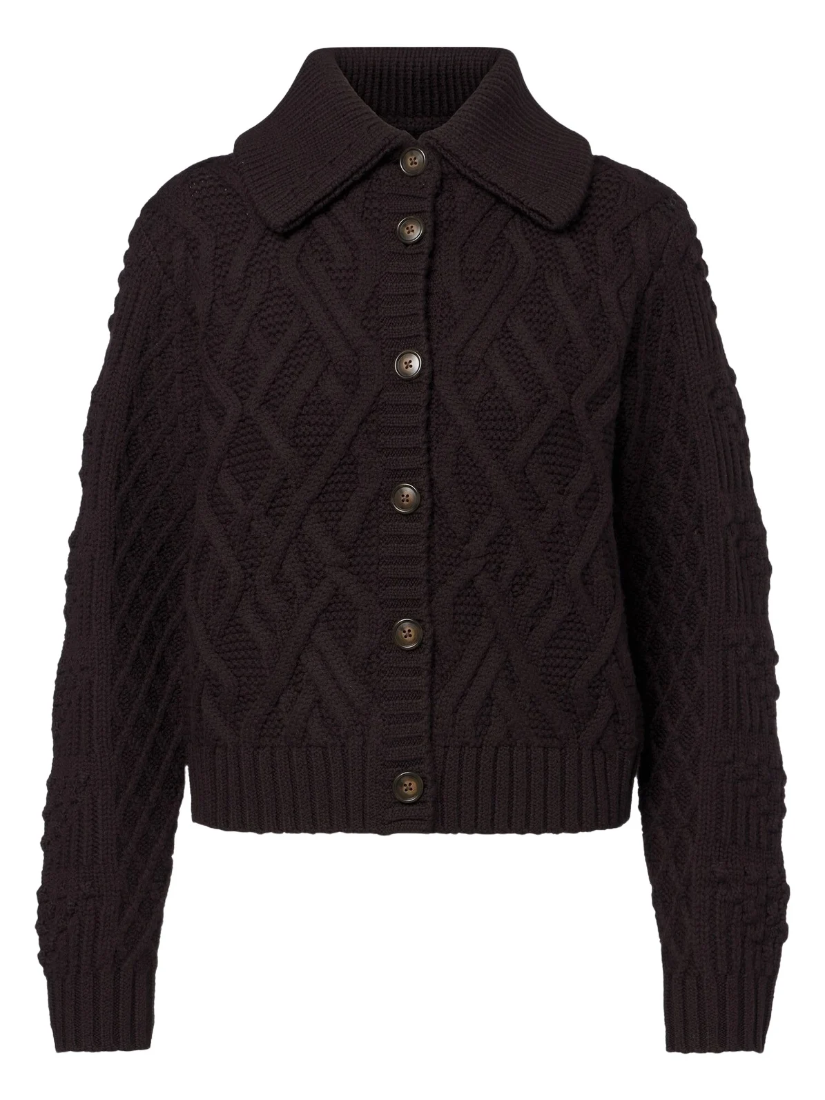 Emilia Wickstead Brinkley cable-knit wool cardigan