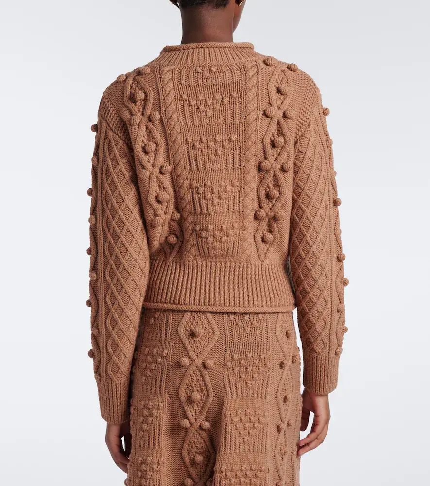 Emilia Wickstead Milo cable-knit wool sweater | Thumbnail 6