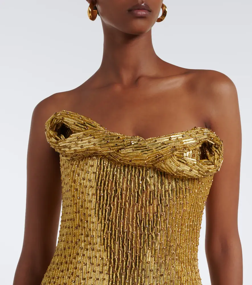 RACHEL GILBERT Rosalie draped embellished bustier gown | Thumbnail 5 RACHEL GILBERT Rosalie draped embellished bustier gown | Thumbnail 5