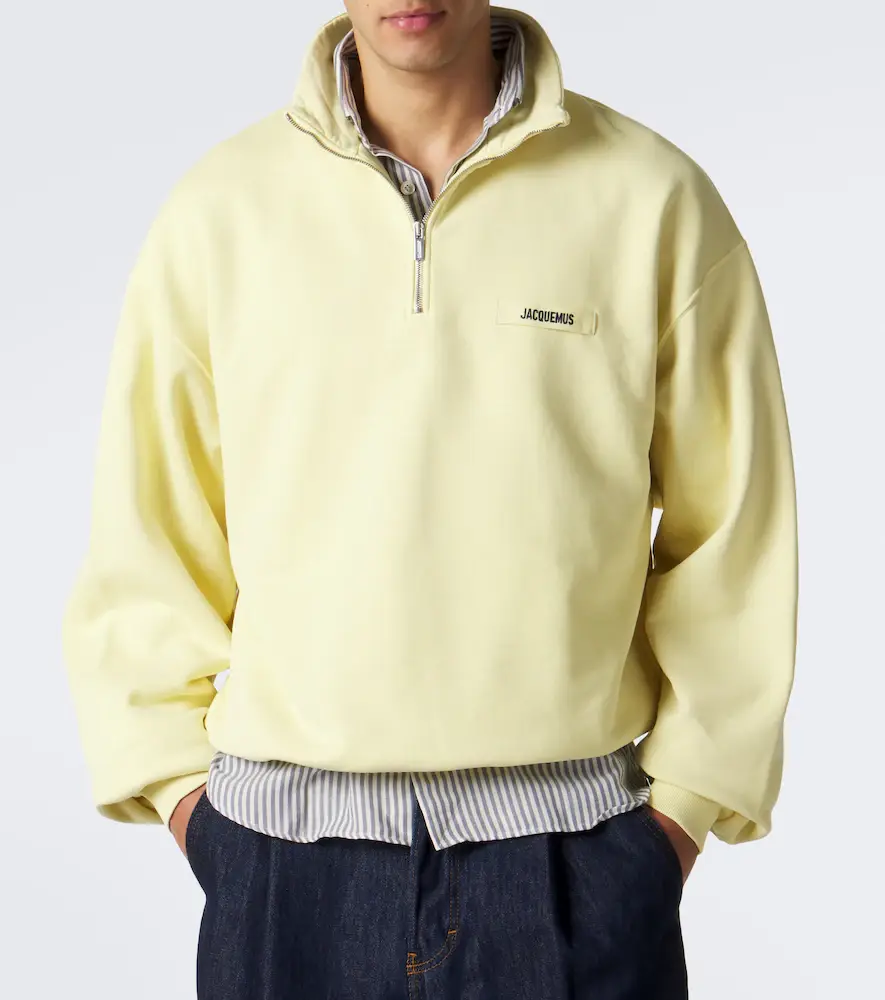 Jacquemus Gros Grain cotton fleece half-zip sweatshirt | Thumbnail 5 Jacquemus Gros Grain cotton fleece half-zip sweatshirt | Thumbnail 5