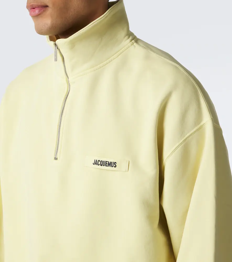 Jacquemus Gros Grain cotton fleece half-zip sweatshirt | Thumbnail 6 Jacquemus Gros Grain cotton fleece half-zip sweatshirt | Thumbnail 6