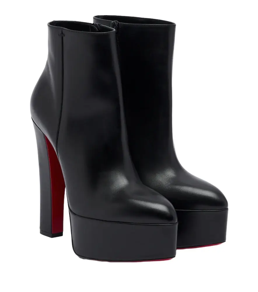 Jenna leather platform ankle boots Jenna leather platform ankle boots
