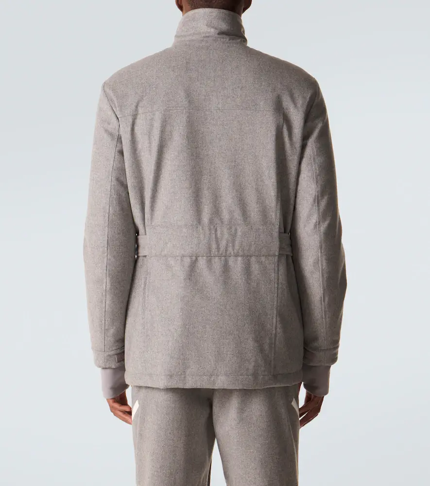 Brunello Cucinelli Belted wool ski jacket | Thumbnail 3 Brunello Cucinelli Belted wool ski jacket | Thumbnail 3