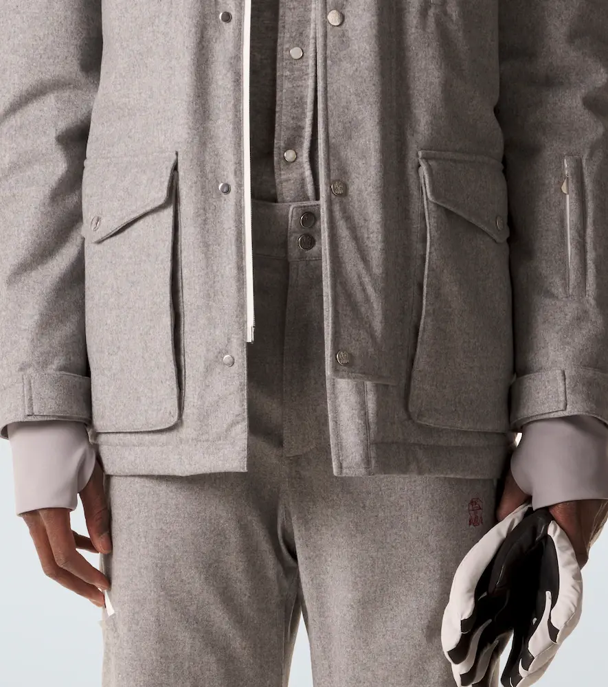 Brunello Cucinelli Belted wool ski jacket | Thumbnail 5 Brunello Cucinelli Belted wool ski jacket | Thumbnail 5