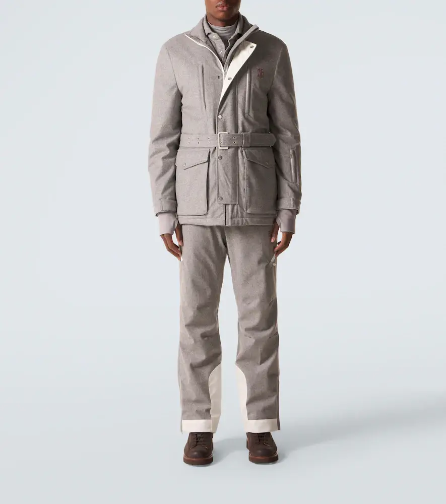 Brunello Cucinelli Belted wool ski jacket | Thumbnail 6 Brunello Cucinelli Belted wool ski jacket | Thumbnail 6