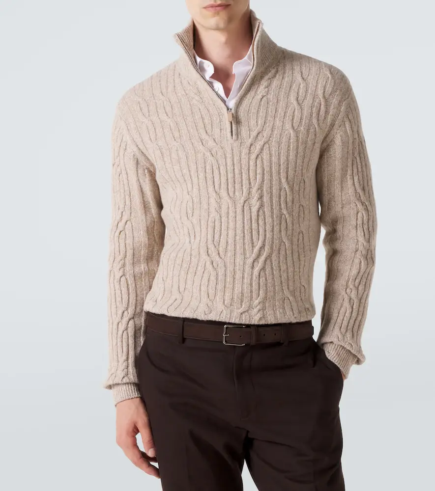 Zegna Cable-knit wool and cashmere sweater | Thumbnail 5 Zegna Cable-knit wool and cashmere sweater | Thumbnail 5