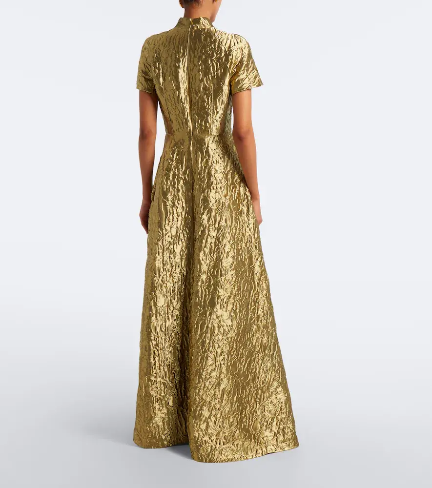 Emilia Wickstead Malinda metallic-effect cloqué gown | Thumbnail 2 Emilia Wickstead Malinda metallic-effect cloqué gown | Thumbnail 2